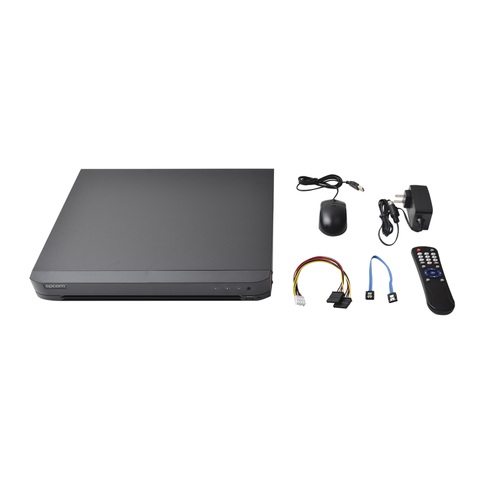 KIT HD 8 Cámaras para Largas Distancias / DVR 8 Canales / Fuente de Poder 