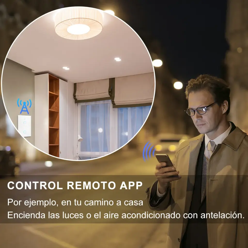 Interruptor Inteligente wifi / Sin Neutro