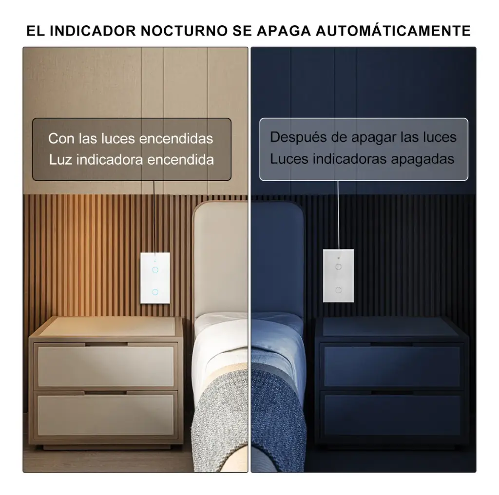 Interruptor Inteligente wifi / Sin Neutro