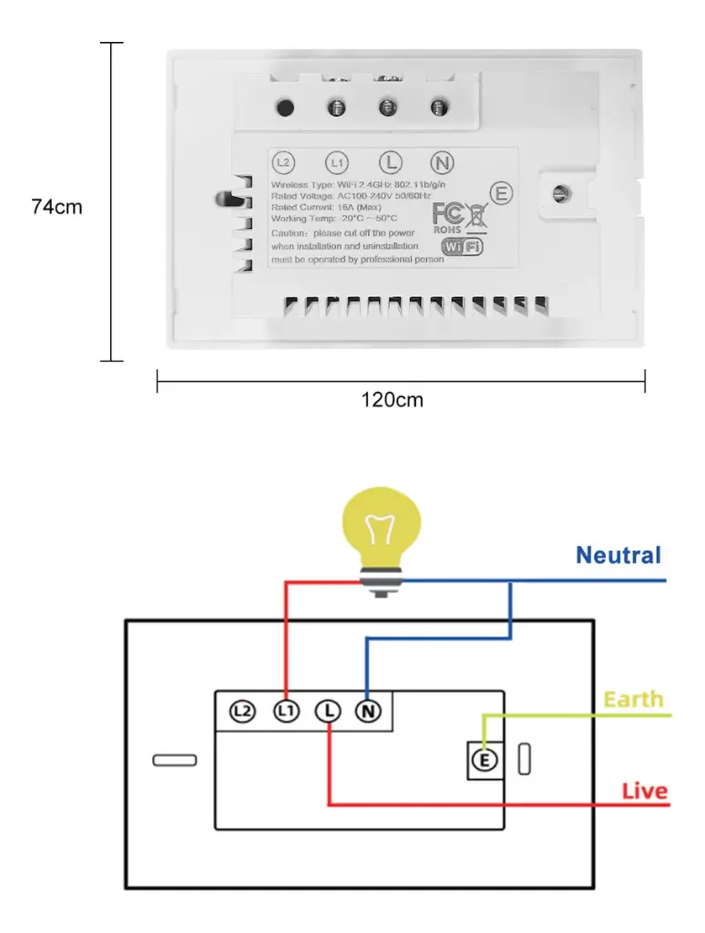 Enchufe Wifi 1 Interruptores Smartlife Alexa