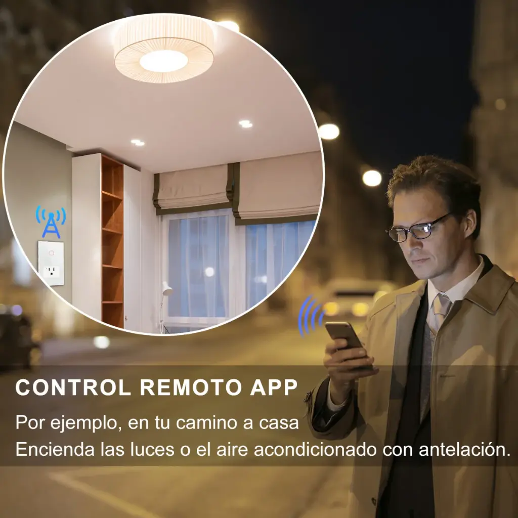 Enchufe Wifi 1 Interruptores Smartlife Alexa