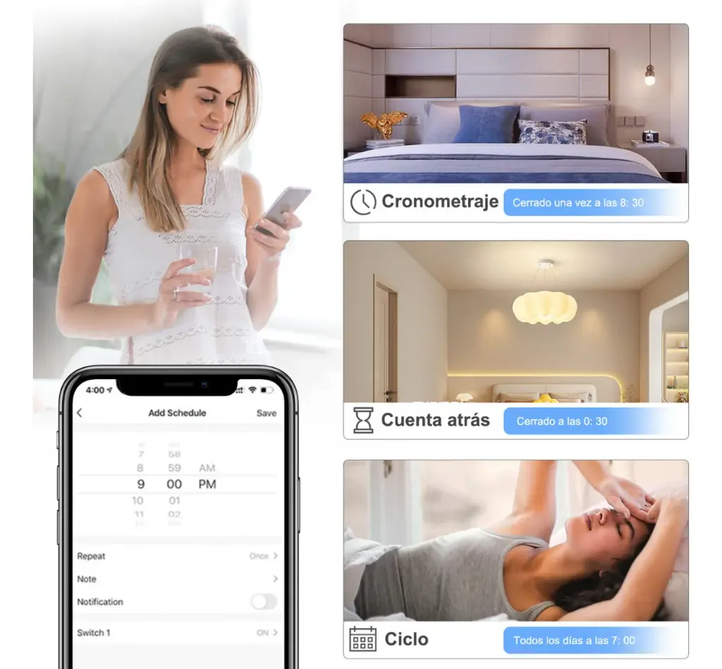 Enchufe Wifi 1 Interruptores Smartlife Alexa