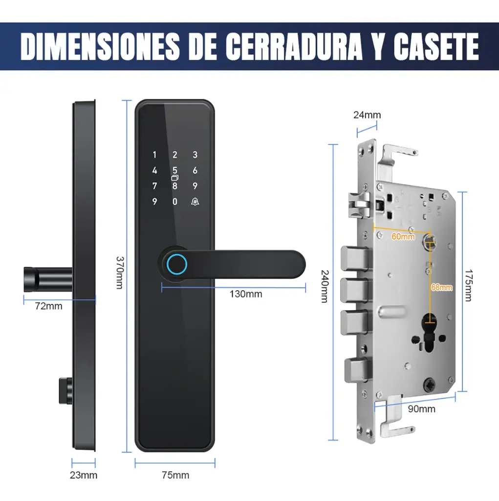 Cerradura Inteligente Electrónica Wifi, Chapas Smart Lock