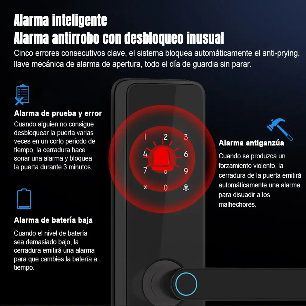 Cerradura Inteligente Electrónica Wifi, Chapas Smart Lock
