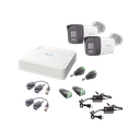 KIT HiLook 2 Cámaras Bala (Exterior), Audio, Bocina y Micrófono Integrado