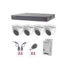 KIT HD 1080p / DVR 4 Canales / 4 Cámaras Eyeball